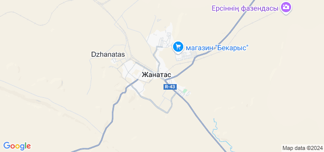 Карта жанатас гугл