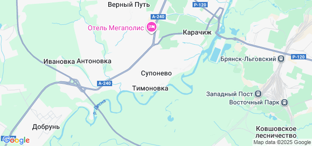 погода супонево брянской на 10 дней