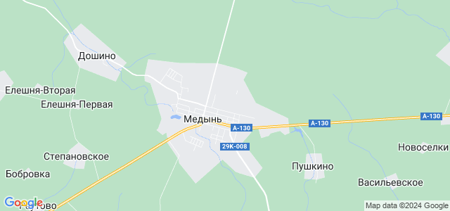 Медынь карта города