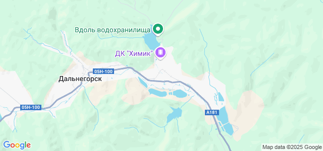 Город дальнегорск карта
