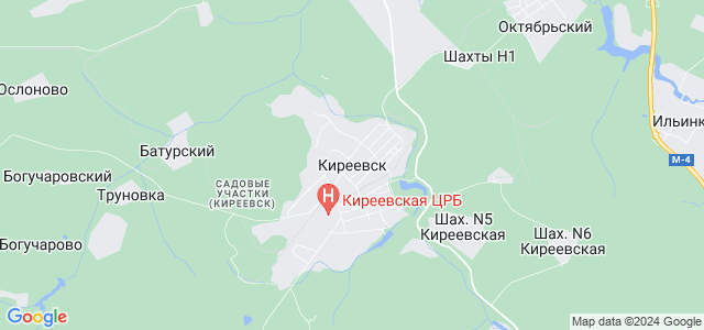 Киреевск гугл карта