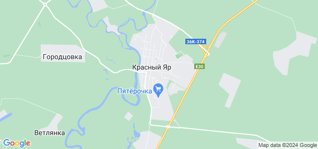 Красный яр тюмень карта